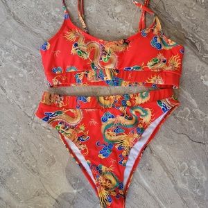 Shein Traditional Dragon Bikini